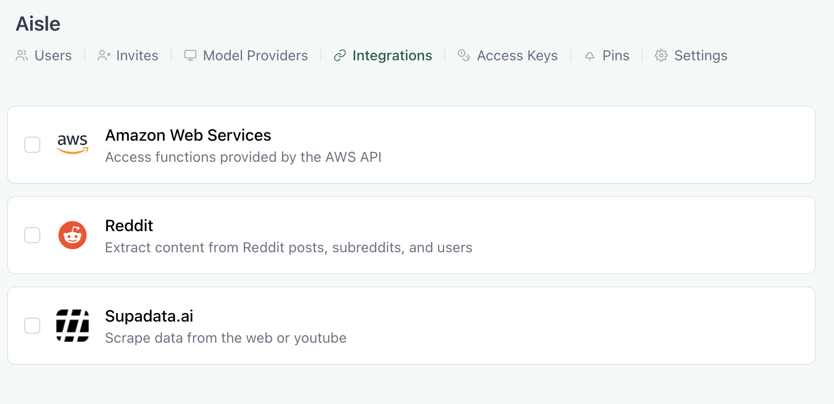 Workflow Integrations