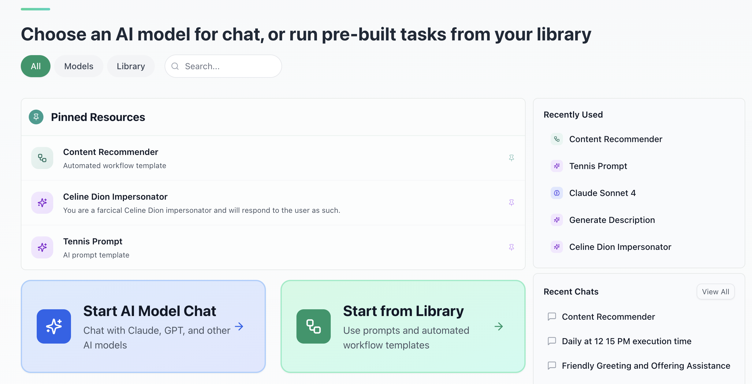 Chat Launcher Interface - Placeholder