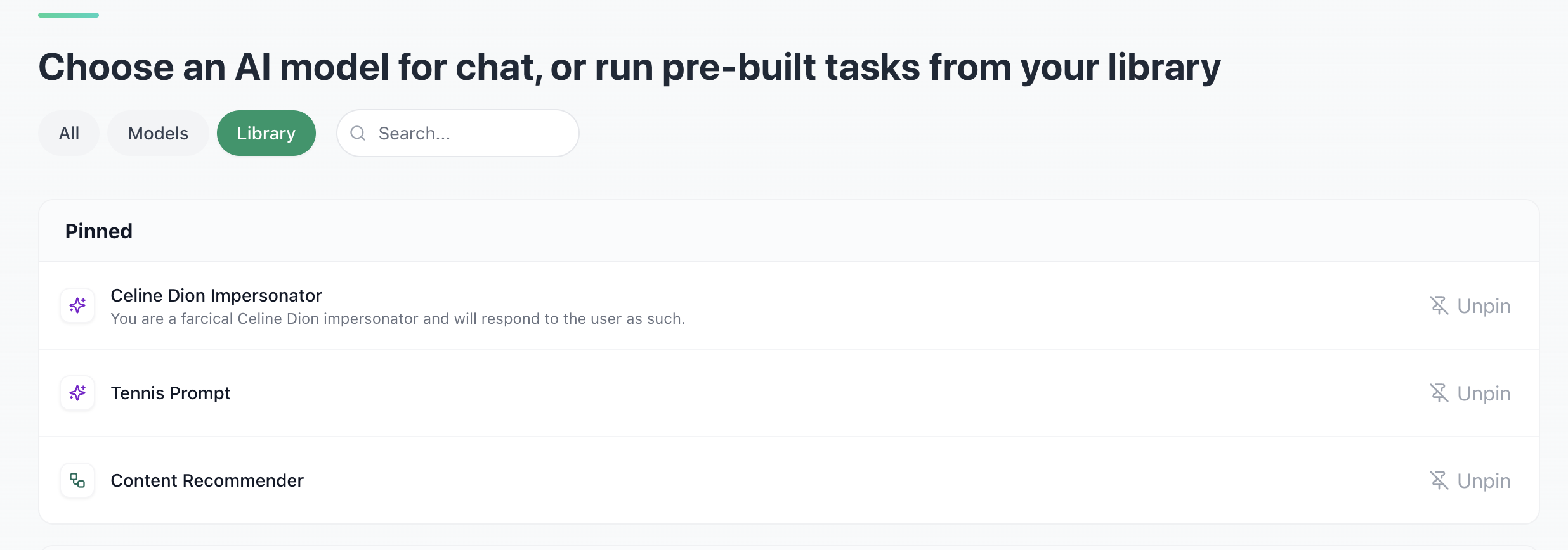 Chat Launcher Interface - Placeholder